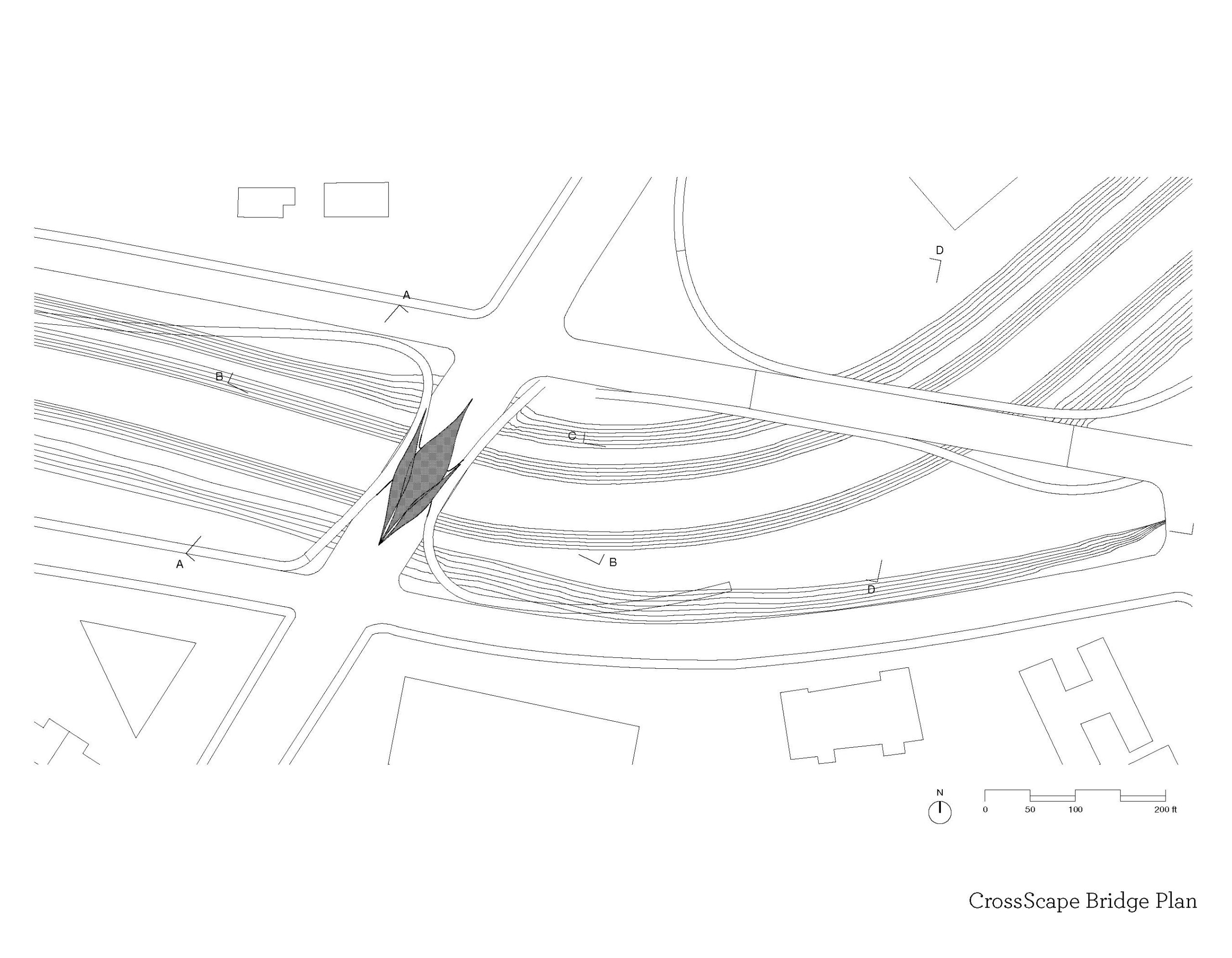 cross scape bridge plan