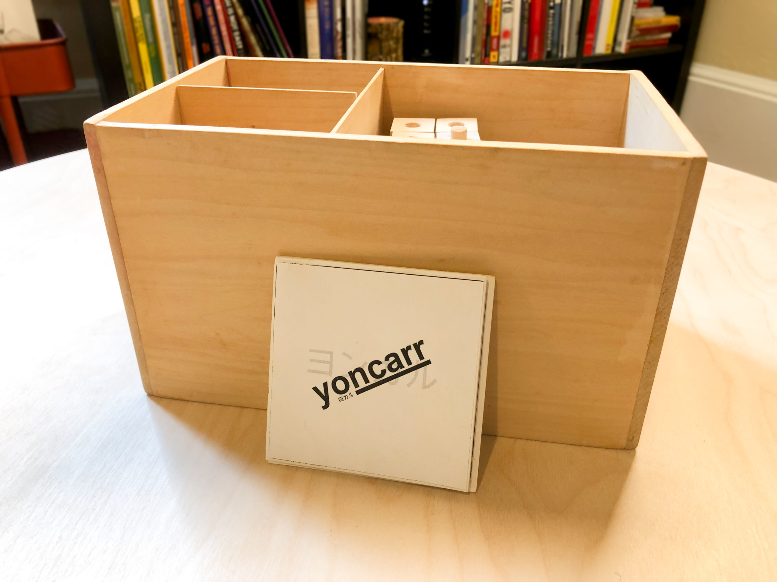 yoncarr toy box and booklet