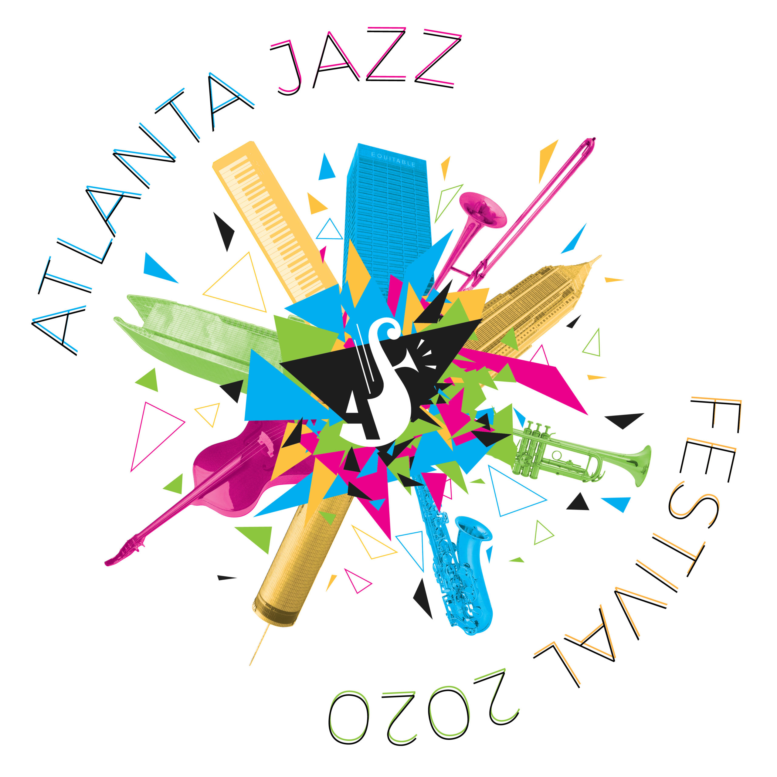 Atlanta Jazz Festival t-shirt design 2